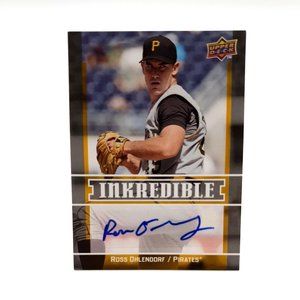 Ross Ohlendorf Pirates Baseball Card INK RO Autograph 09 Upper Deck Inkredible